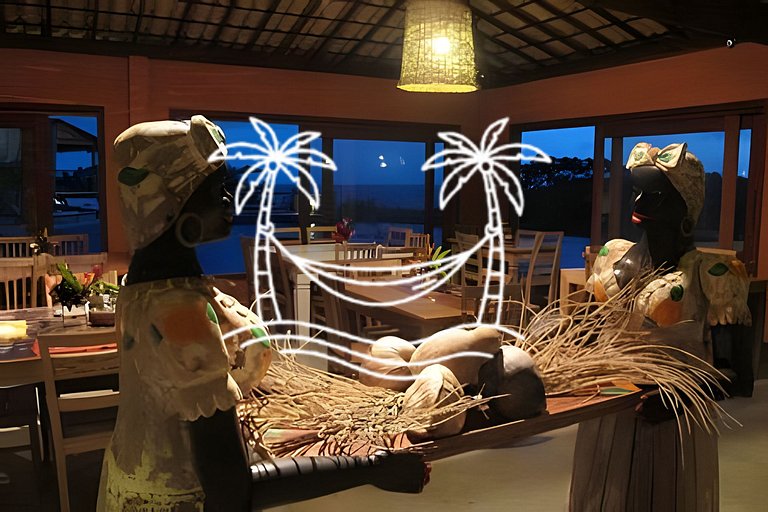 Oásis: Quarto Sala c/Jacuzzi Aquecida p/5 Pessoas