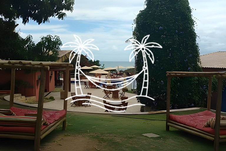 Oásis: Quarto Sala c/Jacuzzi Aquecida p/5 Pessoas