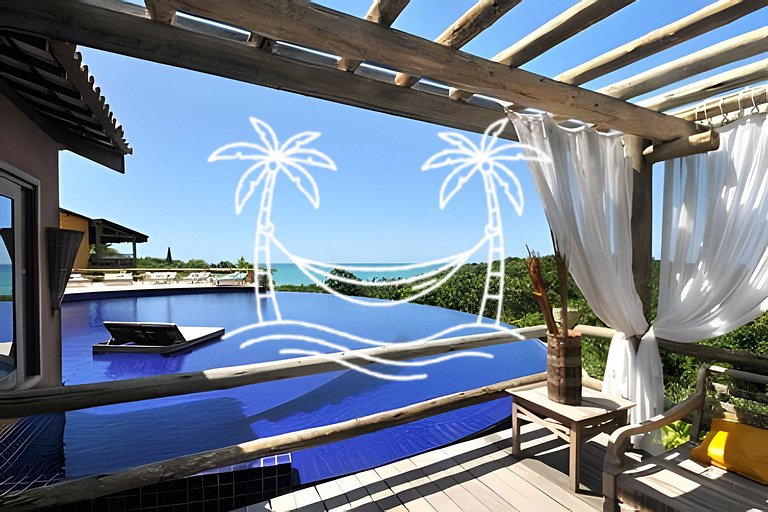 Oásis: Estúdio c/ Ofurô Aquecido p/3 Pessoas