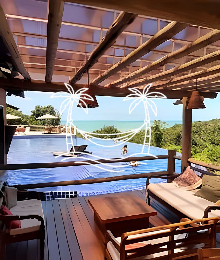 Oásis: Estúdio c/ Ofurô Aquecido p/3 Pessoas