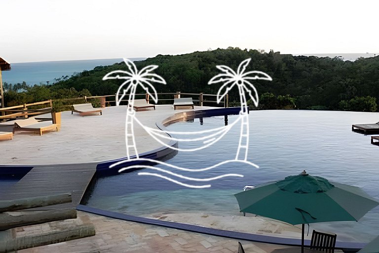 Oásis: Estúdio c/ Ofurô Aquecido p/3 Pessoas