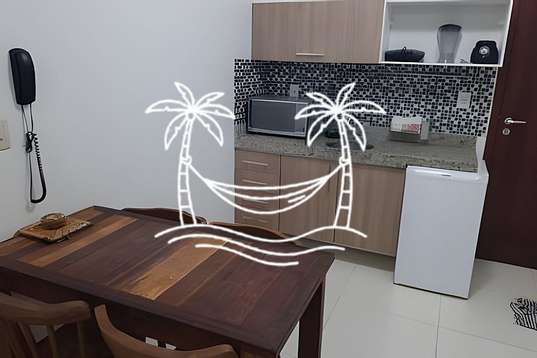 Oásis: Estúdio c/ Ofurô Aquecido p/3 Pessoas