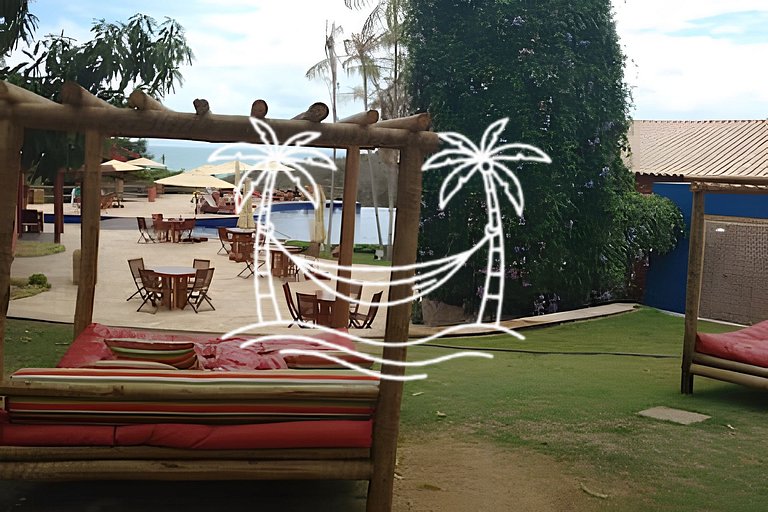 Oásis: Estúdio c/ Ofurô Aquecido p/3 Pessoas