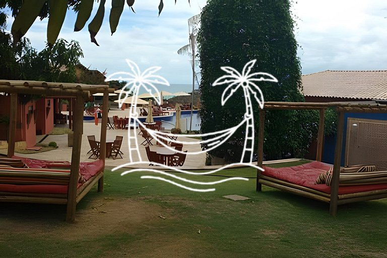 Oásis: Estúdio c/ Ofurô Aquecido p/3 Pessoas