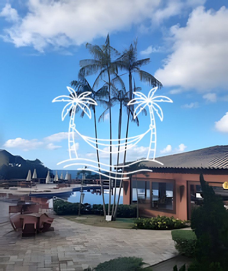 Oásis: Estúdio c/ Ofurô Aquecido p/3 Pessoas