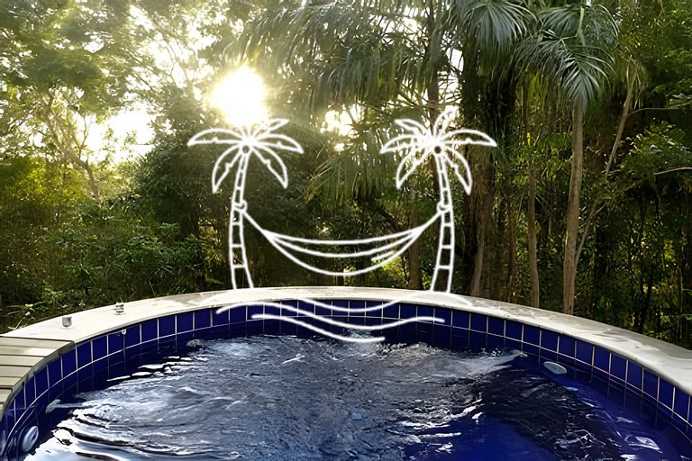 Oásis: Estúdio c/Jacuzzi Aquecida p/4 Pessoas