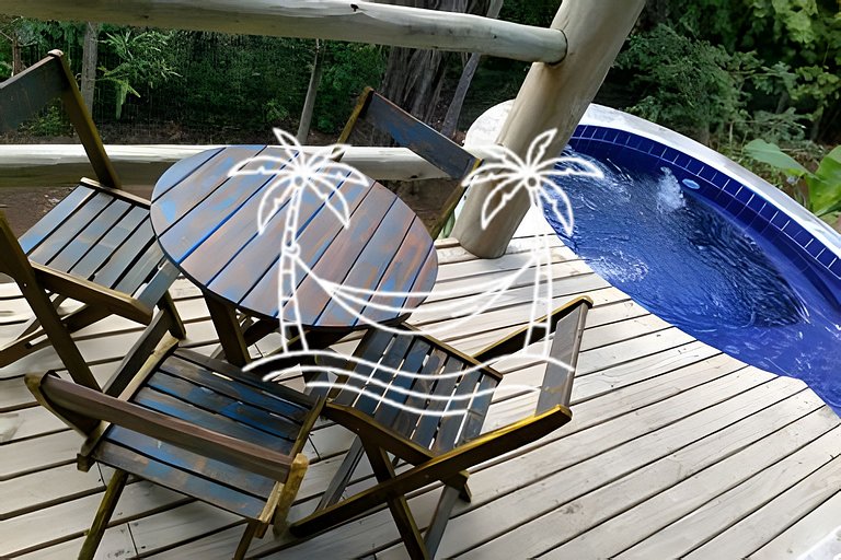 Oásis: Estúdio c/Jacuzzi Aquecida p/4 Pessoas