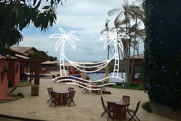 Refúgio: Suíte com Jacuzzi Aquecida e Vista do Mar