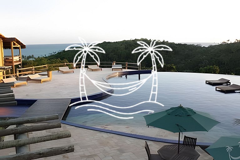 Refúgio: Suíte com Jacuzzi Aquecida e Vista do Mar