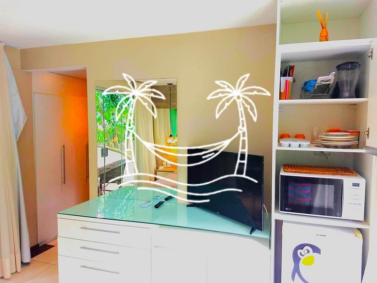 Refúgio: Suíte com Jacuzzi Aquecida e Vista do Mar