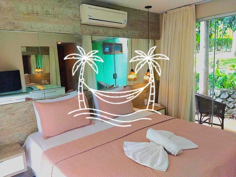 Refúgio: Suíte com Jacuzzi Aquecida e Vista do Mar