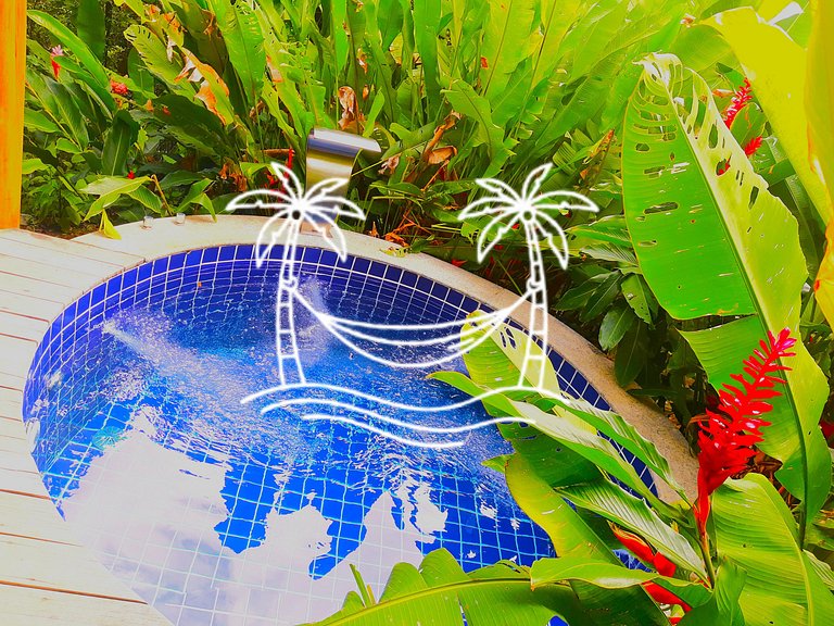 Refúgio: Suíte com Jacuzzi Aquecida e Vista do Mar