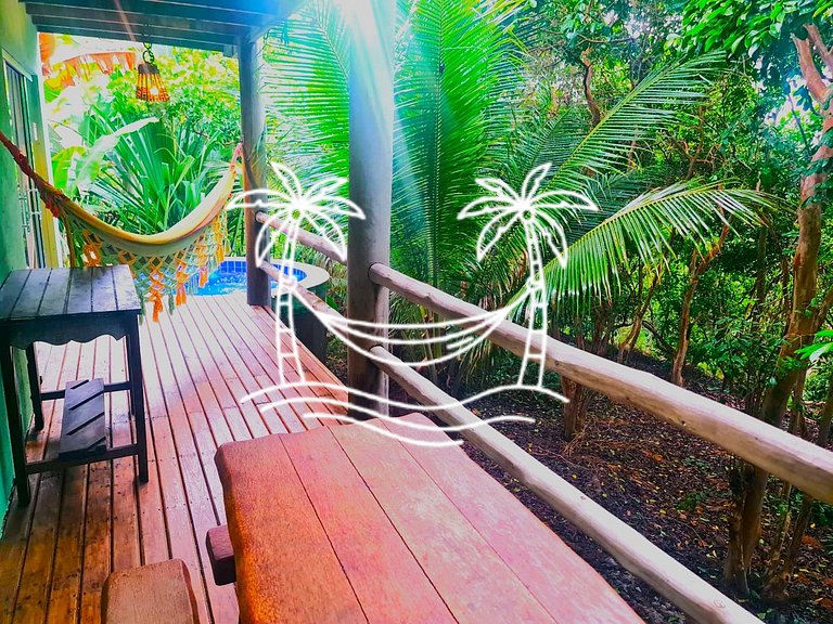 Oásis: Quarto Sala c/Jacuzzi Aquecida p/5 Pessoas