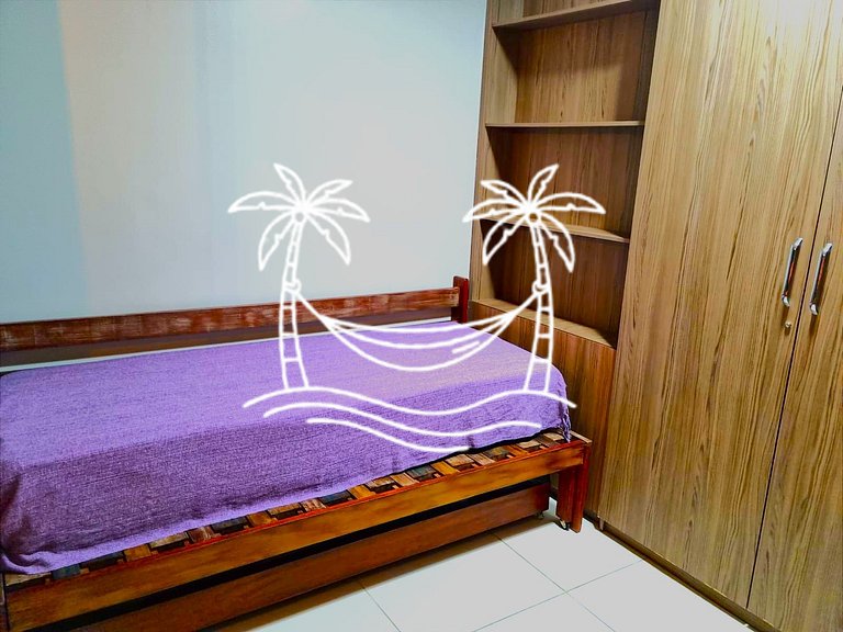 Oásis: Quarto Sala c/Jacuzzi Aquecida p/5 Pessoas