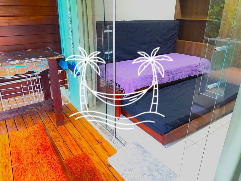 Oásis: Quarto Sala c/Jacuzzi Aquecida p/5 Pessoas