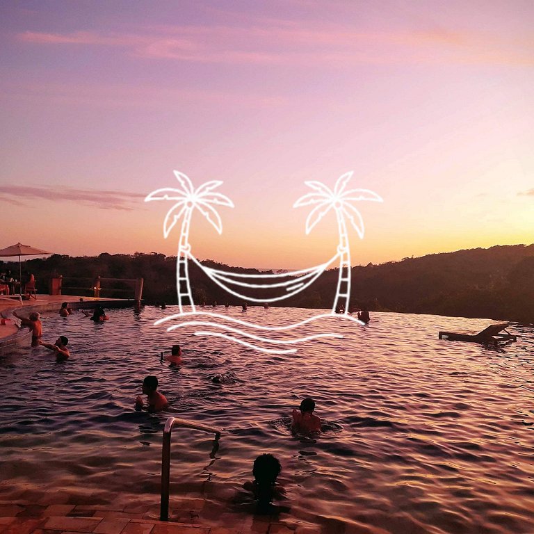 Refúgio: Suíte com Jacuzzi Aquecida e Vista do Mar