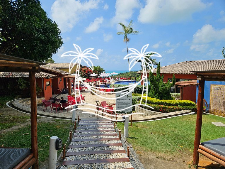 Refúgio: Suíte com Jacuzzi Aquecida e Vista do Mar