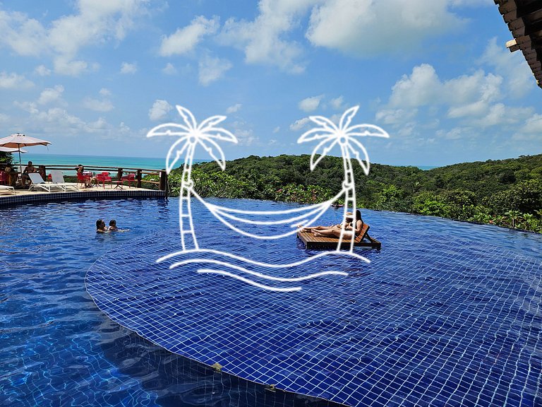 Oásis: Quarto Sala c/Jacuzzi Aquecida p/5 Pessoas